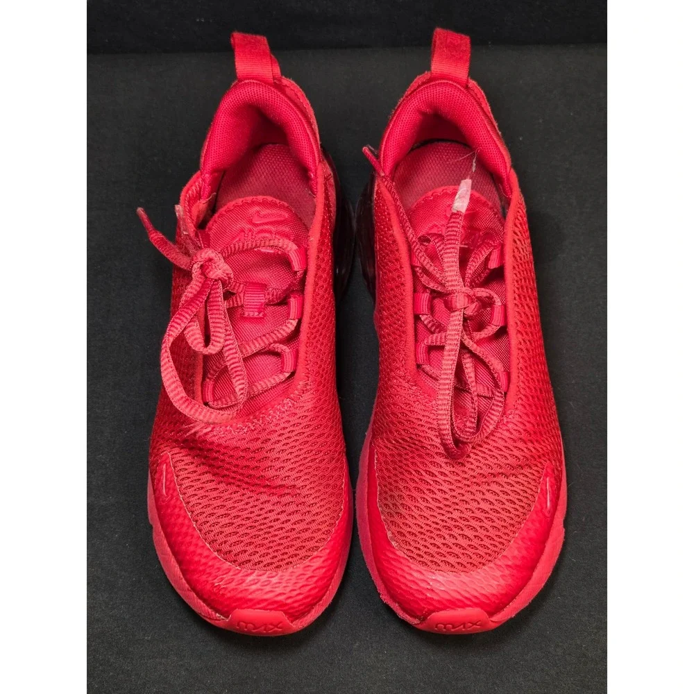 Nike Air Max 270 Kids University Red Sneakers CW6988-600 Kids Size 3Y